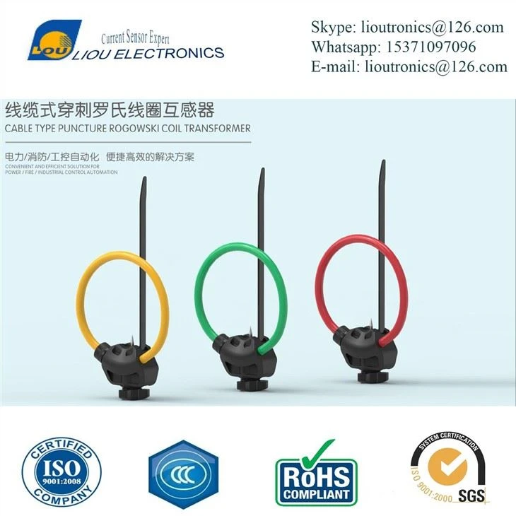 Busbar Puncture Rogowski Coil Current Sensor